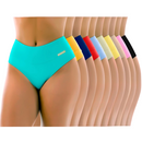 Kit pague 5 leve 10 calcinhas Cós Alto Lisas