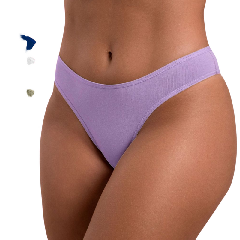Kit 10 Calcinha Básica Algodão Soft™