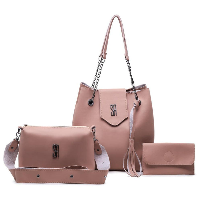 Bolsa Feminina S.A + Brinde Bolsa de ombro + Carteira (Ultimas Unidades)