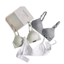 Sutiã super confortável 90% algodão  3 fecho(compre 1 leve 3)